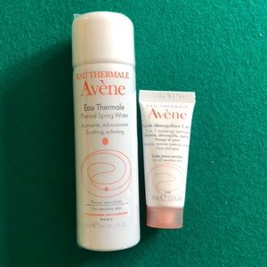 New Avene Thermal Spring water and makeup remover